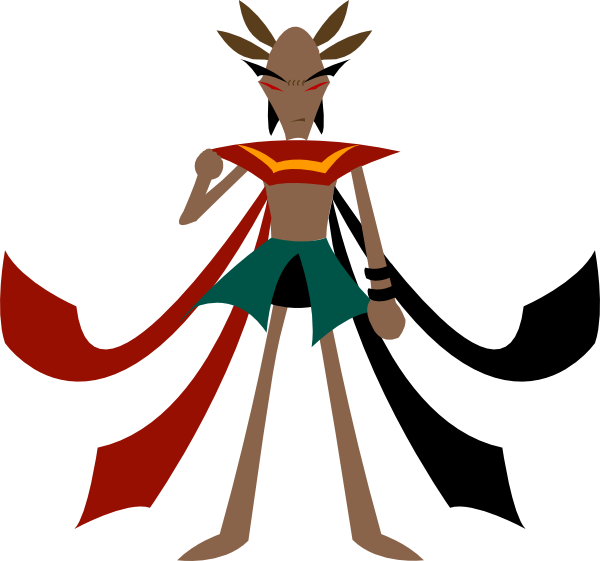 Amazon Tribe Clipart (600x561)