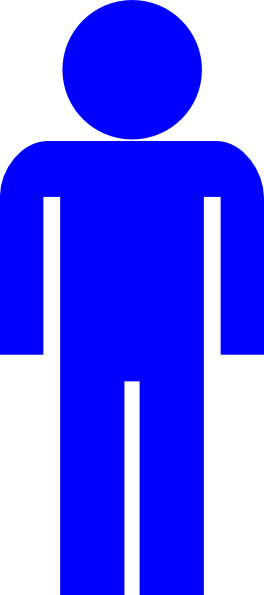 Clipart Info - Man Symbol Clip Art (264x595)