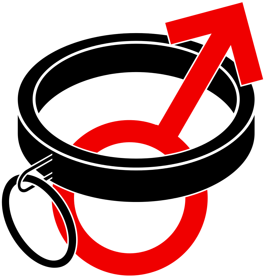 Bdsm Collar Male Symbol - Collared Male (2000x2129)