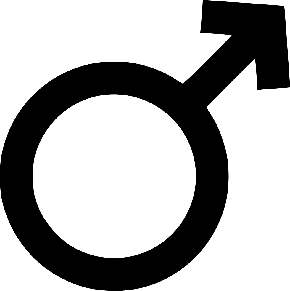 Man Gender Sex Male Gender Symbol Comments - Male Gender Icon Png (980x982)