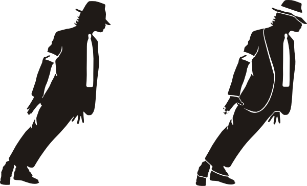 Michael Jackson Silhouette Clip Art At Clker - Michael Jackson Smooth Criminal (600x364)