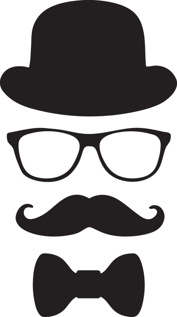 Mustache Bow Tie Clipart, Explore Pictures - Mustache Cartola Bigode Gravata (574x1024)
