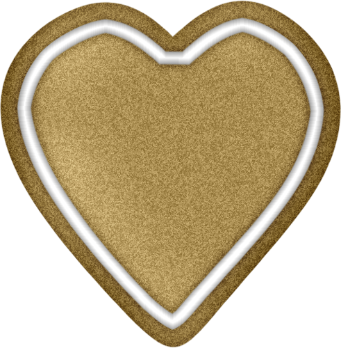 Gingerbread Heart - Gingerbread Heart Clipart (491x500)
