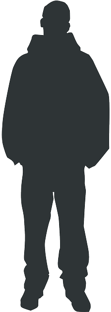 Outline, People, Man, Silhouette, Person, Human, Body - Human Silhouette Transparent (320x640)