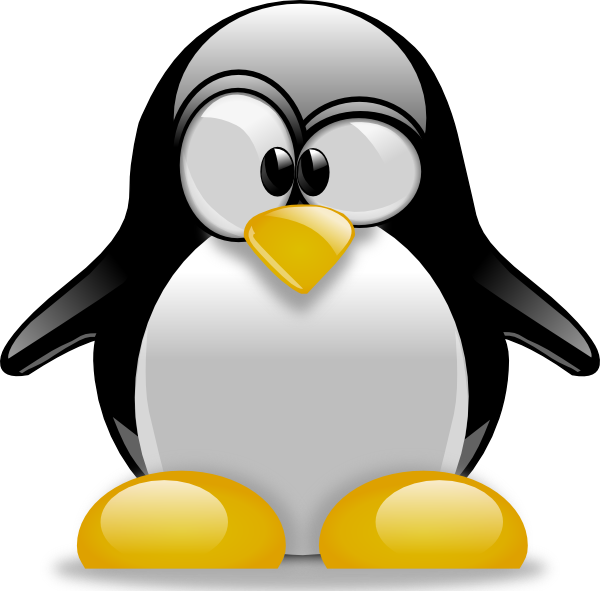 Free Vector Tux Penguin Clip Art - Penguin Clip Art Png (600x591)