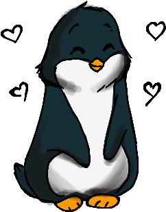 Comment On Forum Draw A Fat, Fluffy Penguin - Cute Penguin Drawing (450x340)