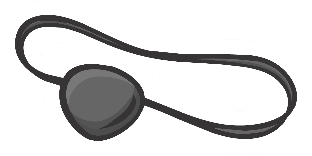 Penguin Clipart Eye - Eyepatch Clipart (1276x640)