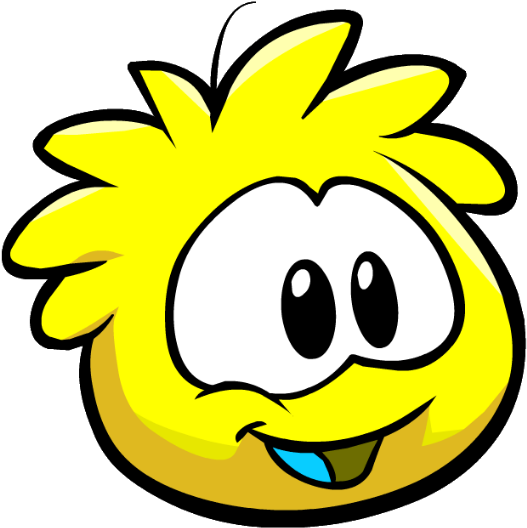Club Penguin Clip Art - Club Penguin Yellow Puffle (537x536)