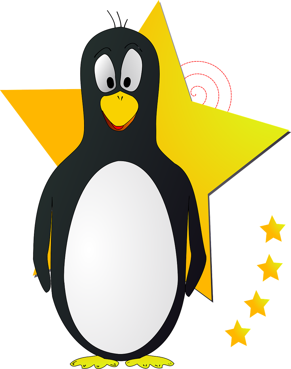 King Penguin Clipart Linux - Penguin Clip Art (1011x1280)