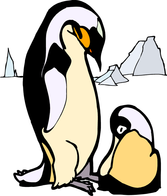 Penguin Clipart - Society6 Harmony Throw Blanket - 51" X 60" (639x750)