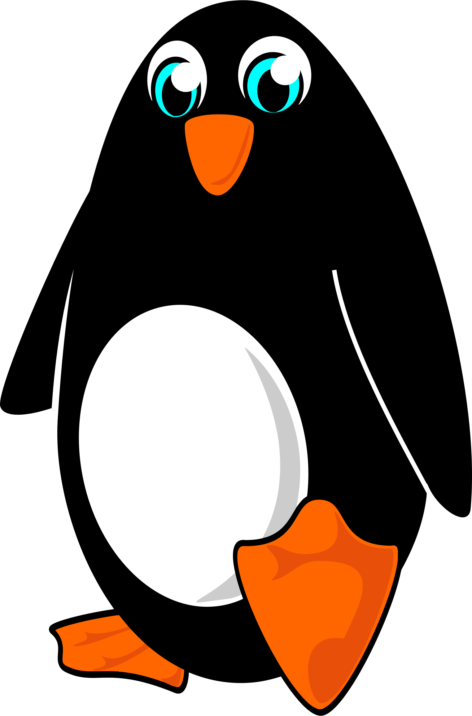 Big Image - Cartoon Penguin (1524x2312)