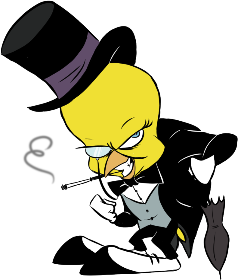 Tweety Cobblepot By Winter-freak - Looney Tunes Batman (900x1001)