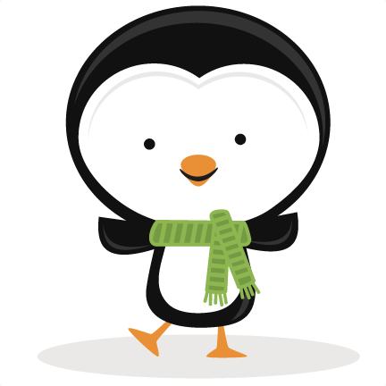 Penguin Svg Cutting File Winter Svg Cuts Winter Svg - Miss Kate Cuttables Penguin (432x432)