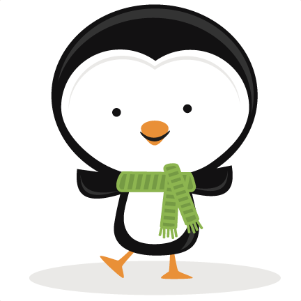 Penguin Svg Cutting File Winter Svg Cuts Winter Svg - Miss Kate ...