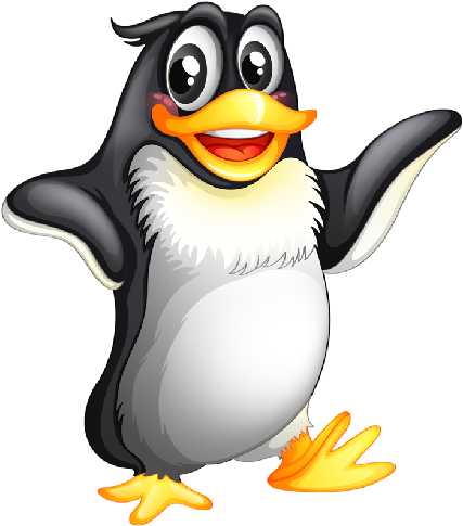 Penguin Cartoon Clip Art Images - Dessin Pingouin Mignon (500x500)