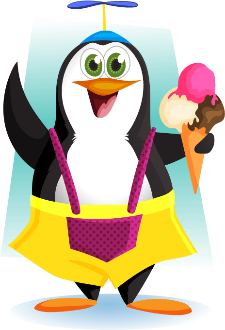 Penguin Cliparts Happy Penguin - Pinguim Png (530x776)
