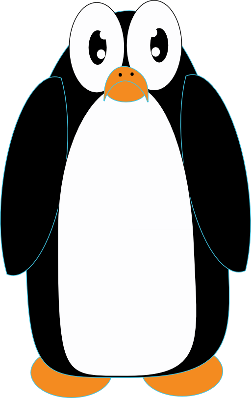 Surprised Penguin Clipart - Surprised Penguin (512x812)