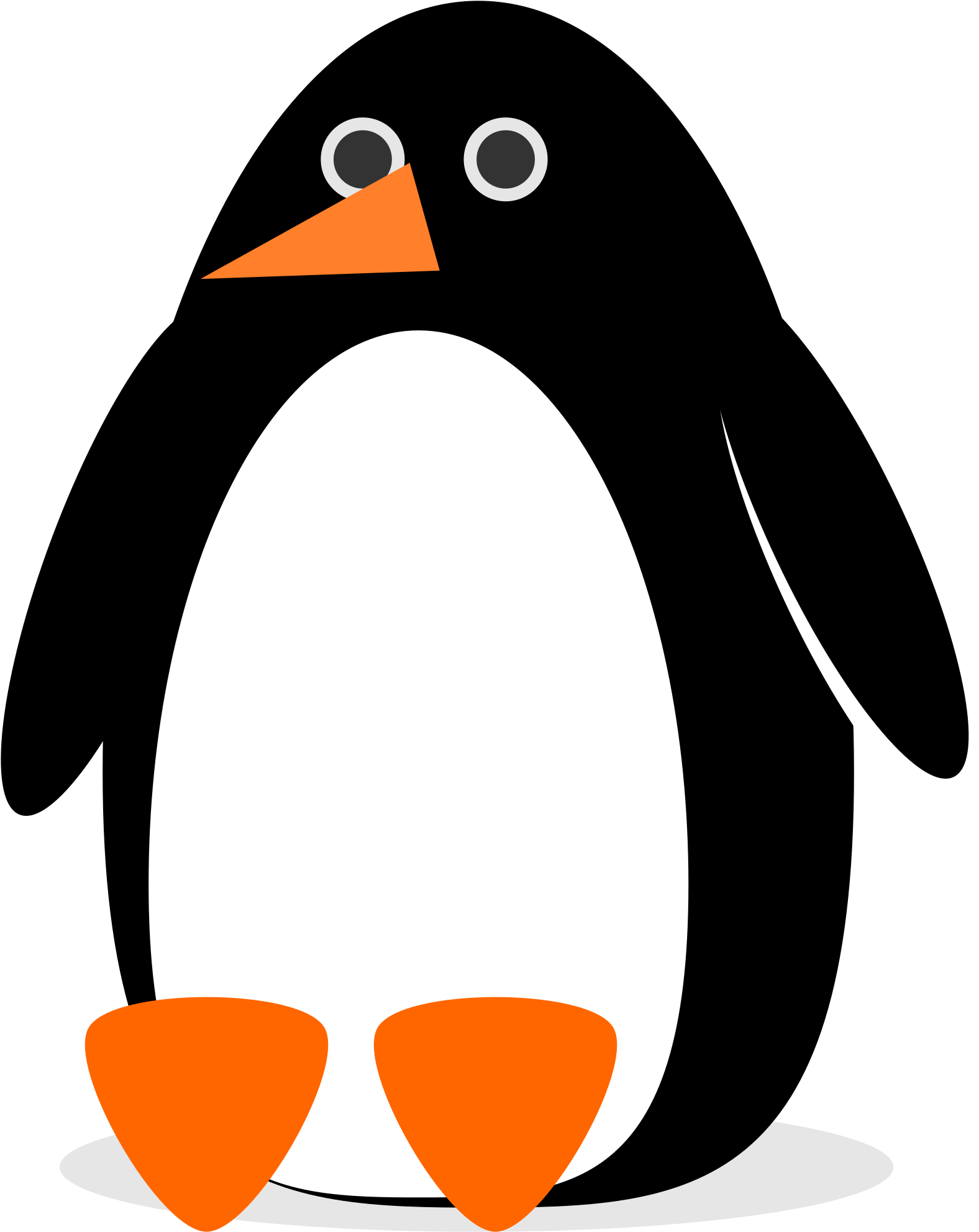 Medium Image - Custom Cartoon Penguin Mousepad (1697x2400)
