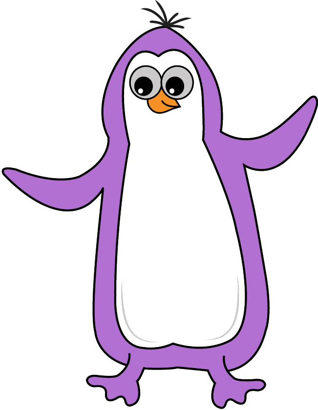 Join Our Penguin Email List - Purple Penguin (651x840)