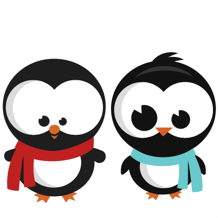 Penguin Set Svg Cutting Files For Scrapbooking Winter - Winter Penguin Png (432x432)