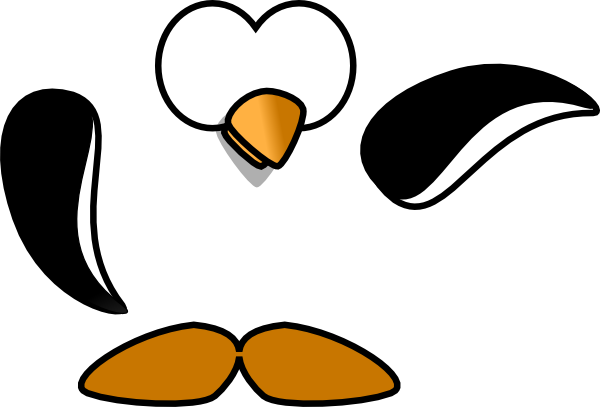 Pointing Penguin Clip Art At Clker - Clip Art (600x407)