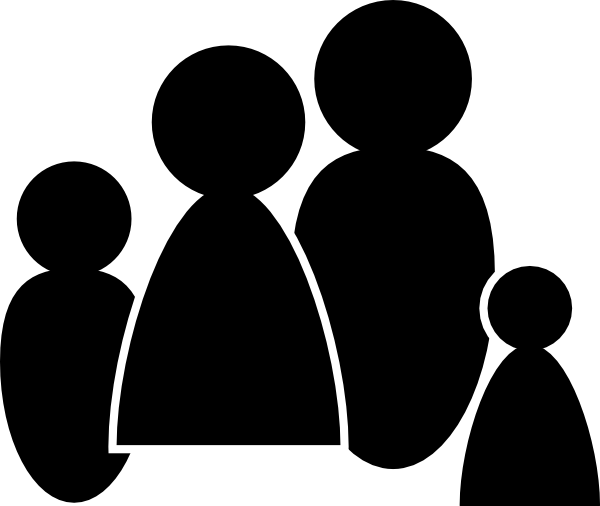 Family Svg Clip Arts 600 X 506 Px - Family Icon Png Vector (600x506)