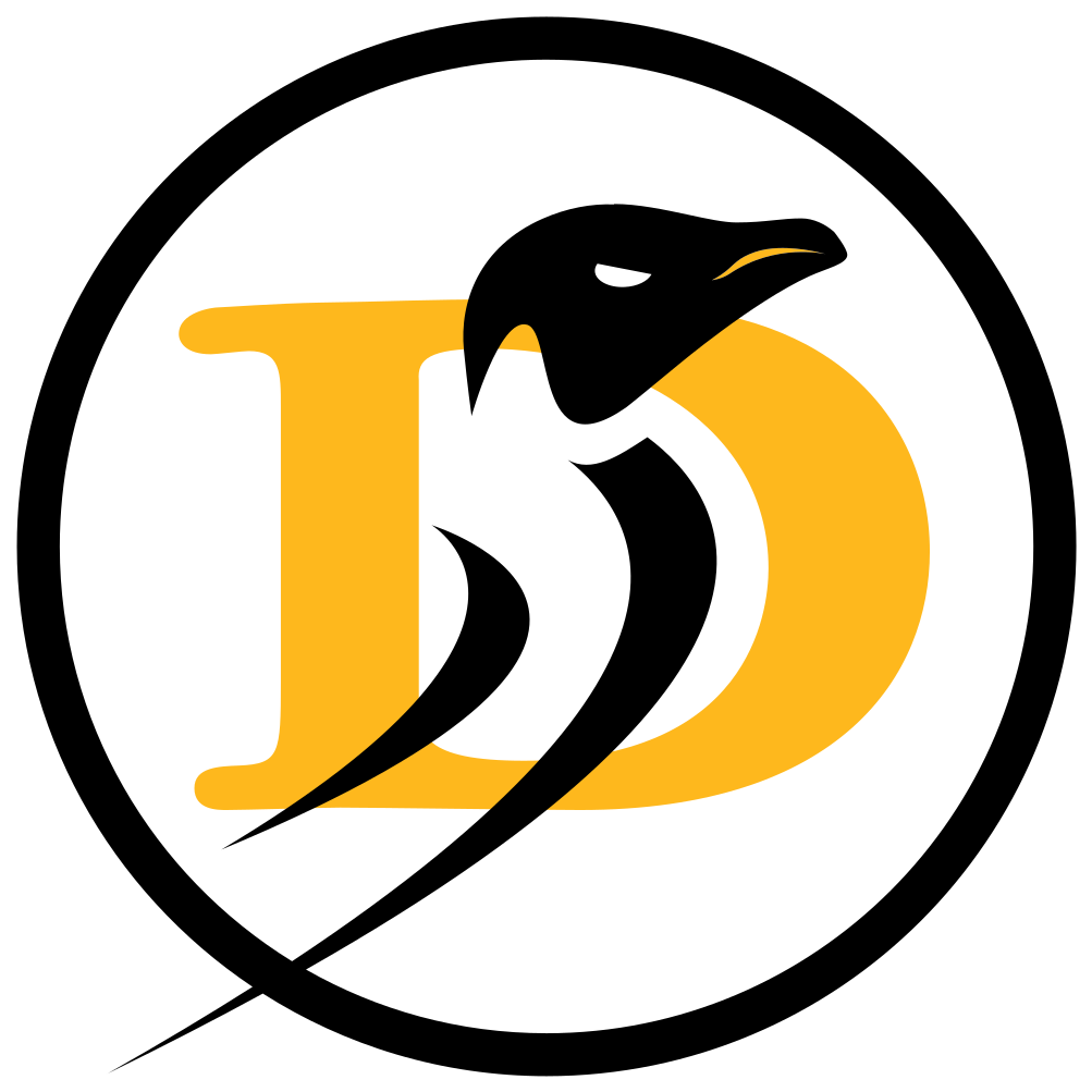 King Emperor Penguins Svg - Dominican Penguins Logo (1024x1024)