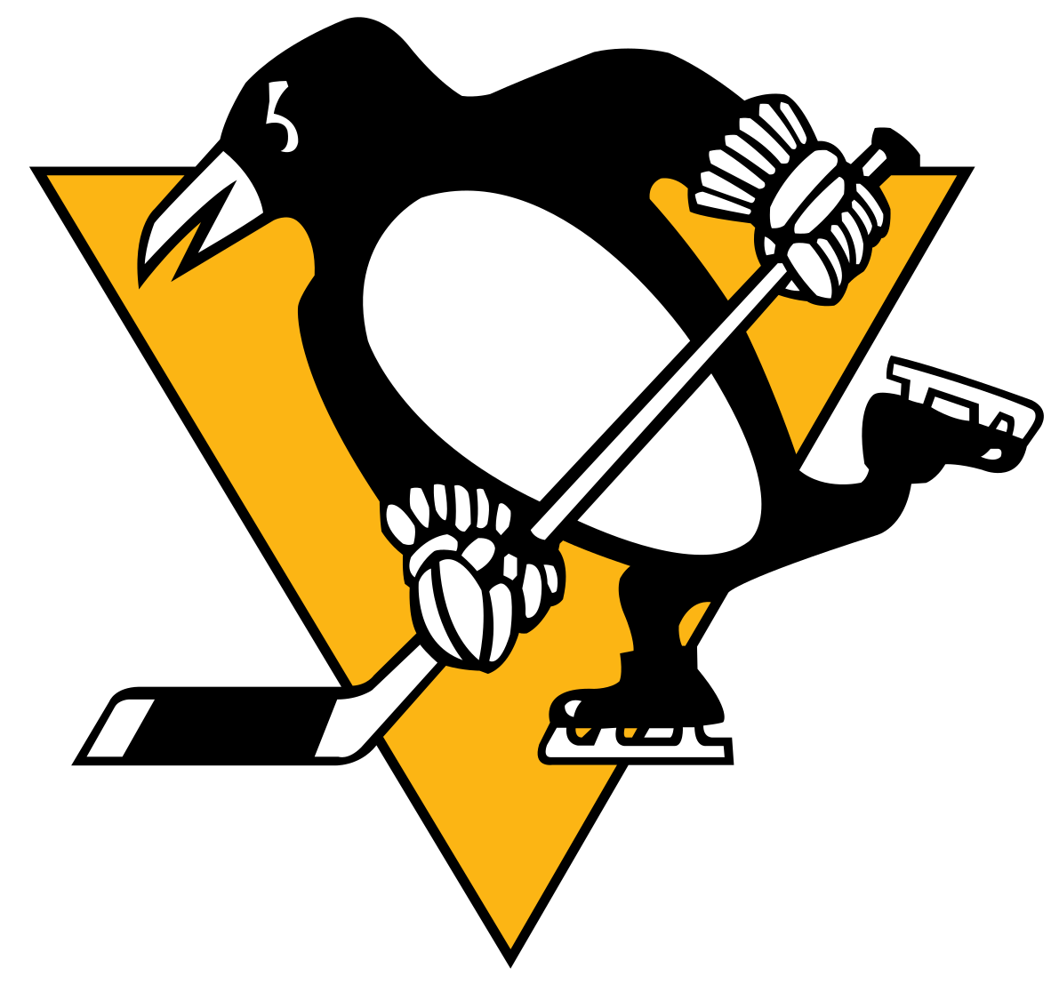 Penguin Clipart Tough - Pittsburgh Penguins Logo (1200x1133)