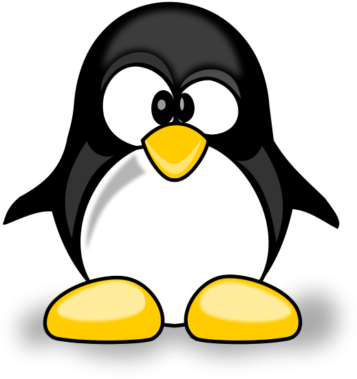 Vector Robots Free Talking Girl In Warm Sports Clothes - Cute Cartoon Penguins With Big Eyes (800x711)