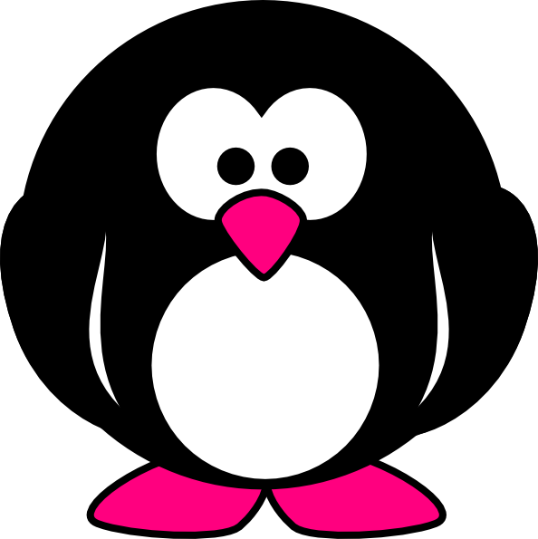 Penguin With A Bow Tie (594x595)