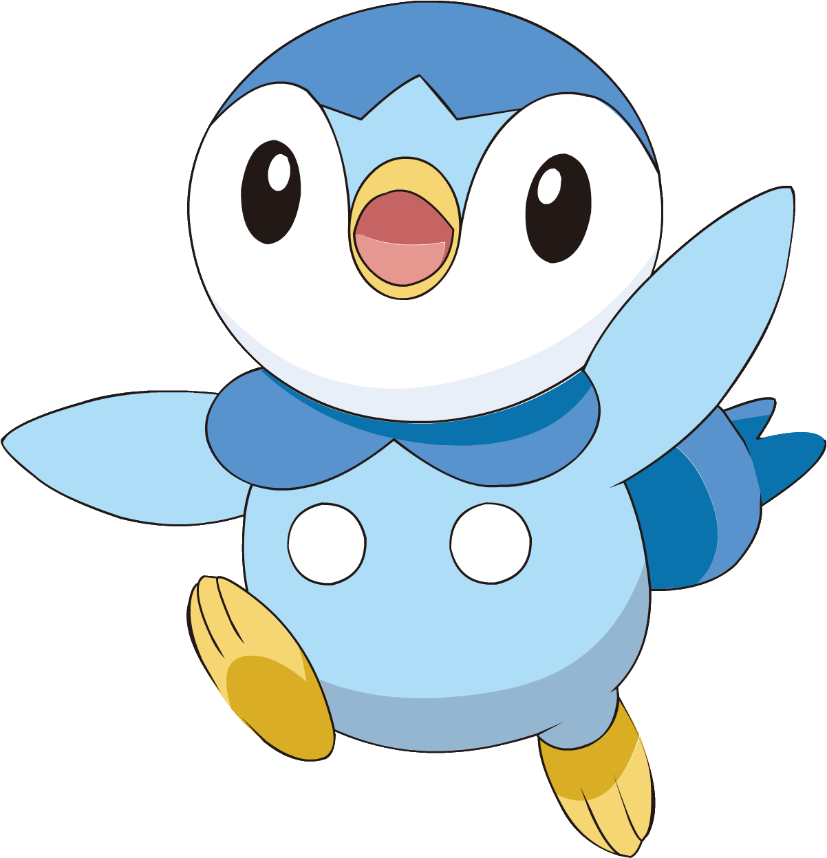 393piplup Dp Anime 2 - Pokemon: Diamond And Pearl 4 Dvd (1202x1247)