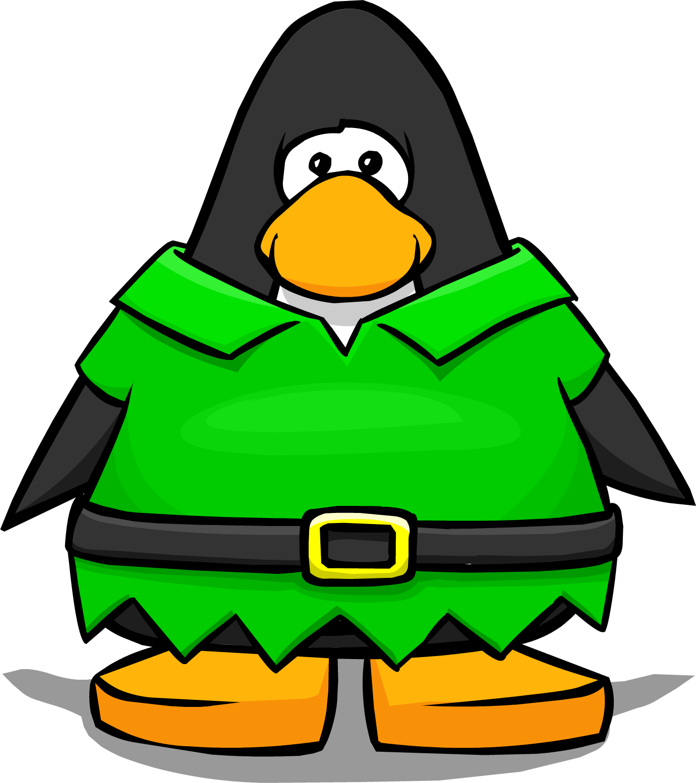 Elf Suit From A Player Card - Club Penguin Blue Boa (1380x1554)
