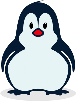 Penguin Free To Use Clip Art - Gambar Karakter Hewan Lucu (400x458)