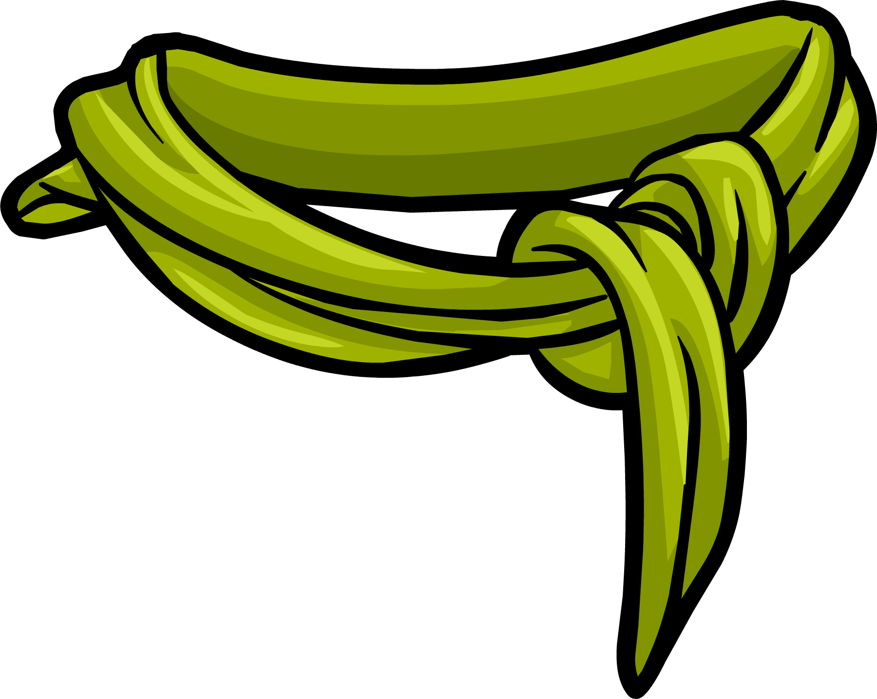 Green Cotton Scarf - Green Scarf Png (1800x1434)