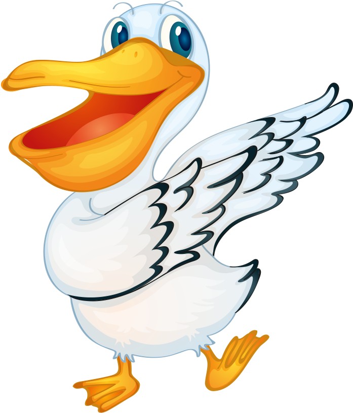 Pelican Bird Royalty Free Clip Art - Cartoon Pelicans (820x820)