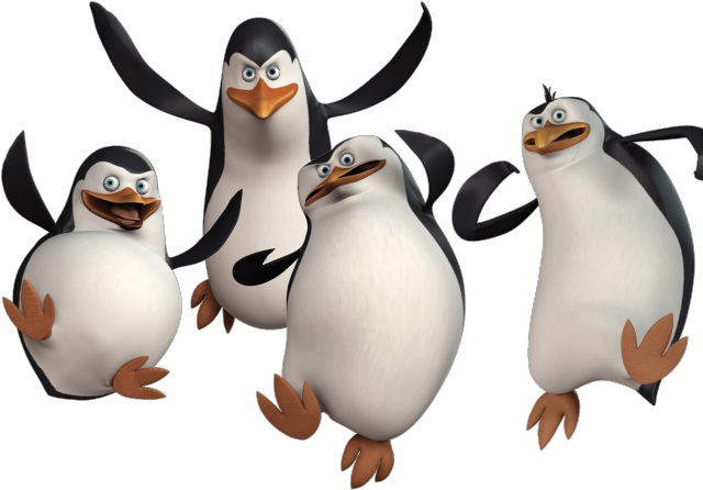 Penguins Of Madagascar Clipart King Penguin - Penguins Of Madagascar No Background (640x480)