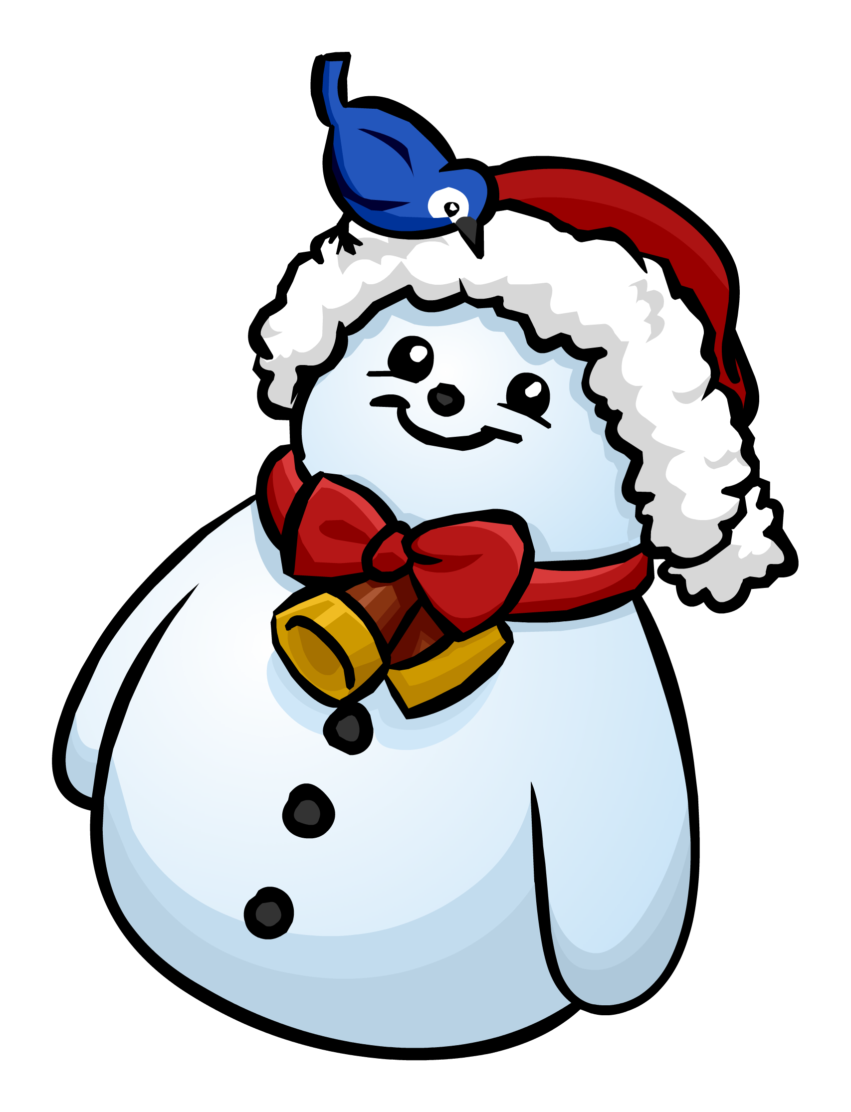 Snowman Pin - Png - Club Penguin (1706x2230)