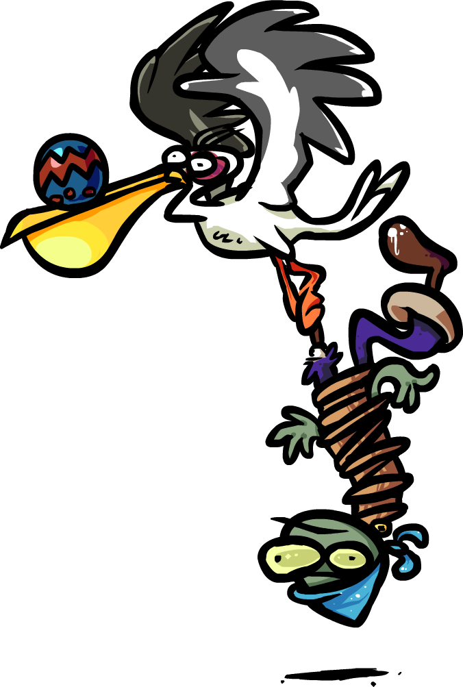 Pelican Zombie By Devianjp824 - Pvz 2 Brickhead Zombie (676x1003)