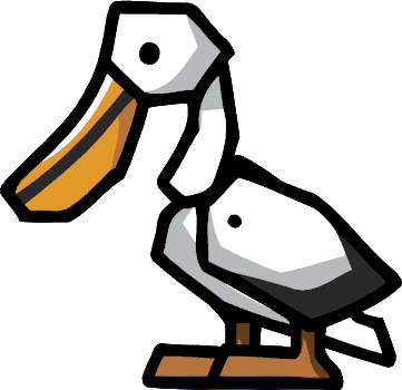Pelican - Scribblenauts Pelican (361x350)