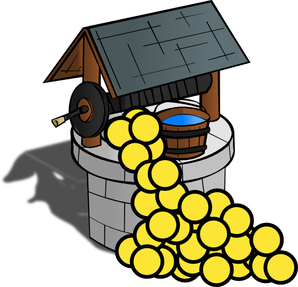 Bell Well Clip Art - Wishing Well (600x579)