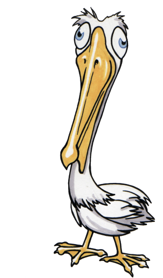 Personalized Nursery Decor - White Pelican (369x550)
