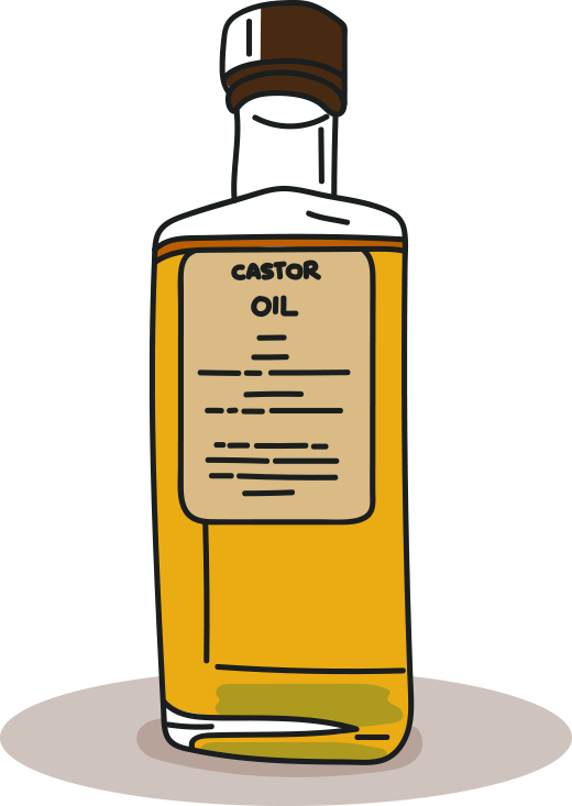 Castor Oil - Castor Oil Vector Png (520x733)