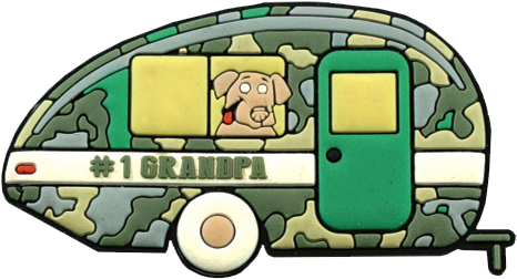 Grandpa Magnet - Cartoon (500x500)