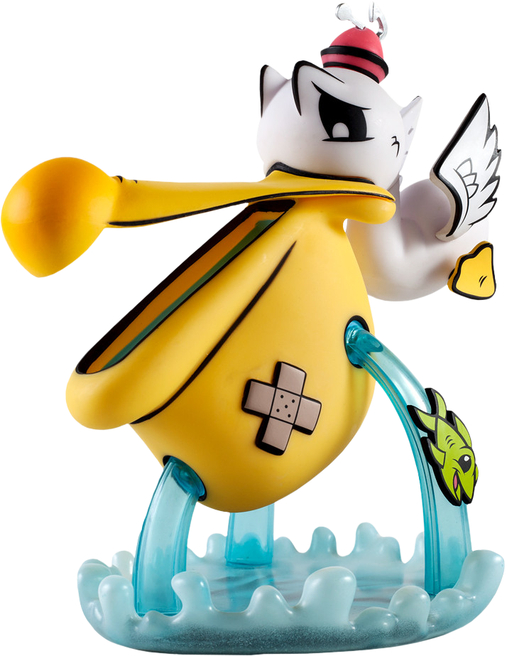 Pelican't Vinyl Figure By Joe Ledbetter - Kidrobot - Pelican't Medium Figure By Joe Ledbetter (714x923)