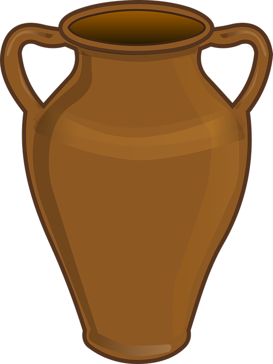 Clay Pot Clipart - Pottery Clipart (541x720)