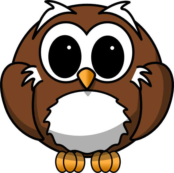 Clip Arts Related To - Cartoon Owl Shower Curtain (600x598)