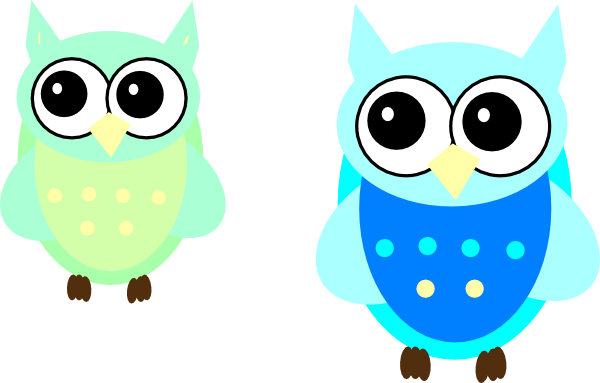 Baby Owl Clip Art (600x383)