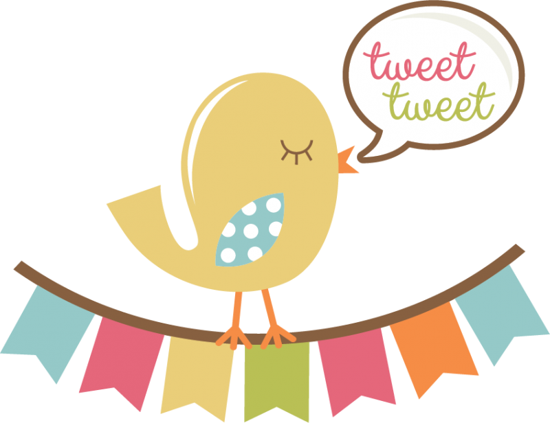 Tweet Tweet Bird Svg Scrapbook Title Bird Svg File - Scrapbook Bird (800x616)