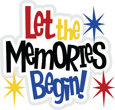 Let The Memories Begin Svg File For Scrapbooking Cute - Walk Down Memory Lane (441x422)