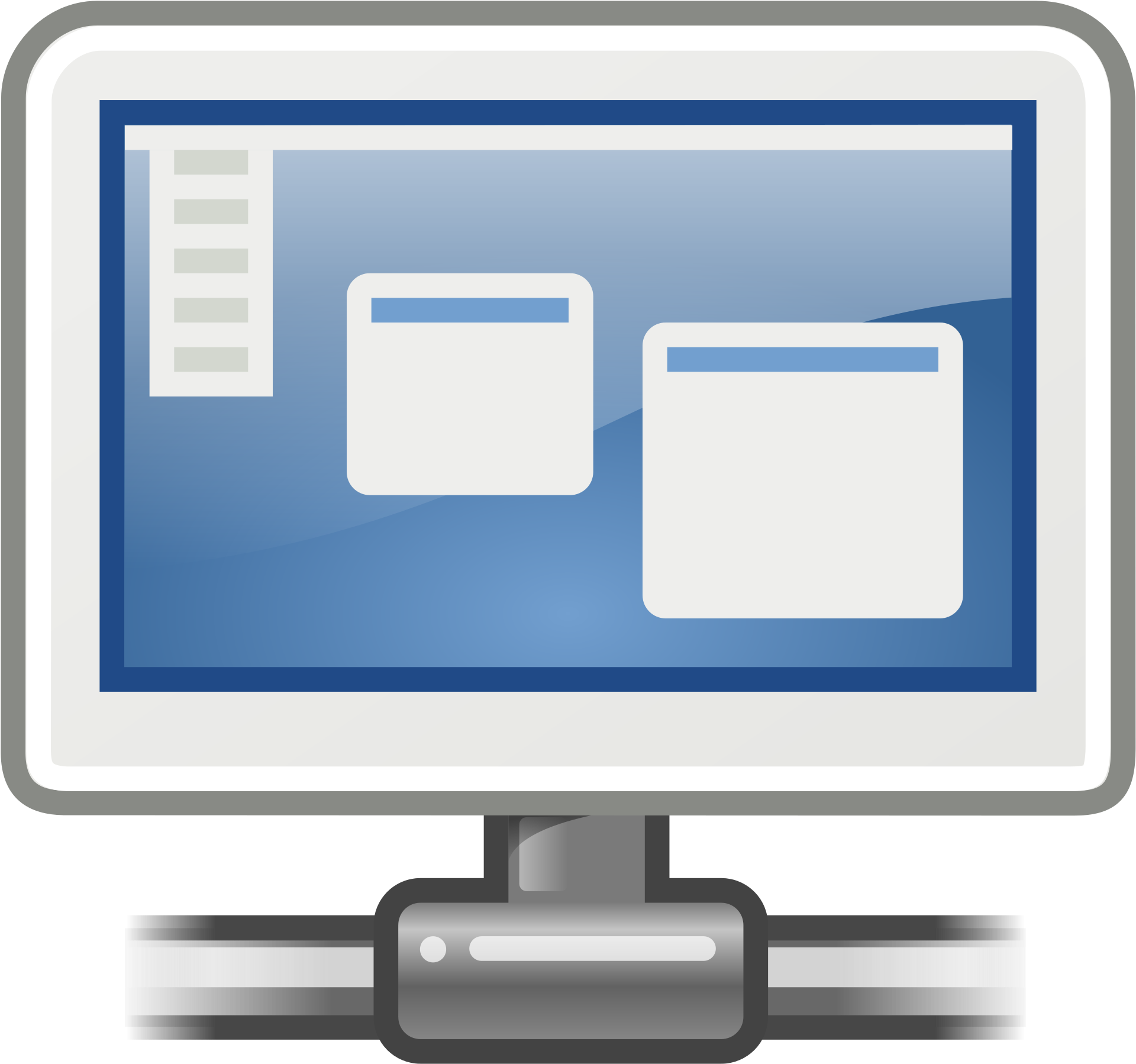 Gnome Preferences Desktop Remote Desktop - Remote Desktop Icon Png (2000x2000)